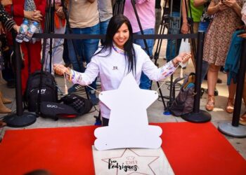 Chef Tita, en el Paseo Español de las Estrellas de la Gastronomía